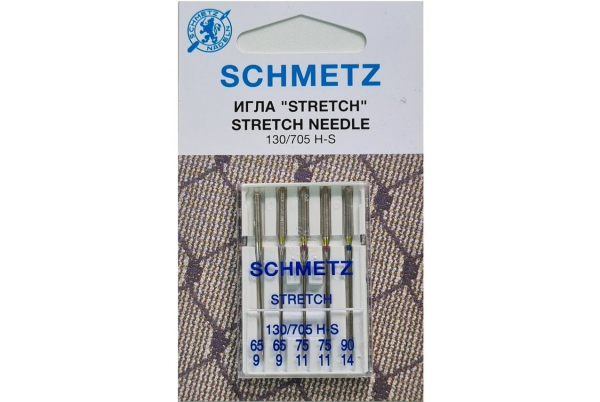 Иглы Schmetz стрейч combi (65x2, 75x2, 90x1), 5 шт в Кохме